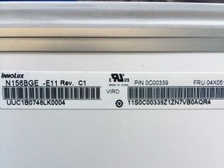 Καλή τιμή 1366*768 N156BGE-E11 15,6 ιντσών 200 cd/m2 οθόνη LCD σε απευθείας σύνδεση