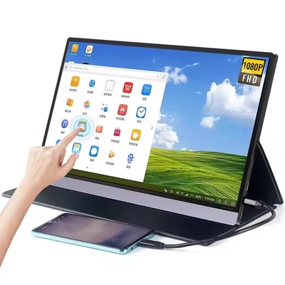Καλή τιμή Φορητή οθόνη 15,0 ιντσών με τρεις USB-C, συμβατή με Laptop/Τηλέφωνο/Switch σε απευθείας σύνδεση